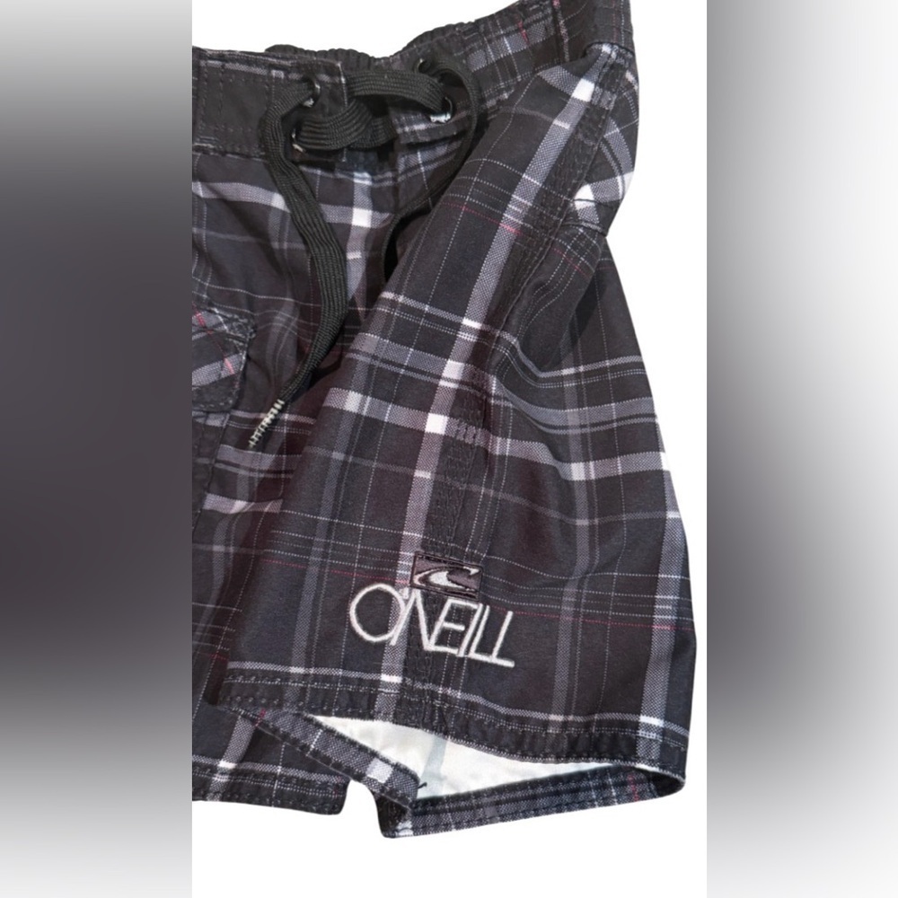 O’Neill Toddler Boys Plaid swim trunks - Picture 4 of 6